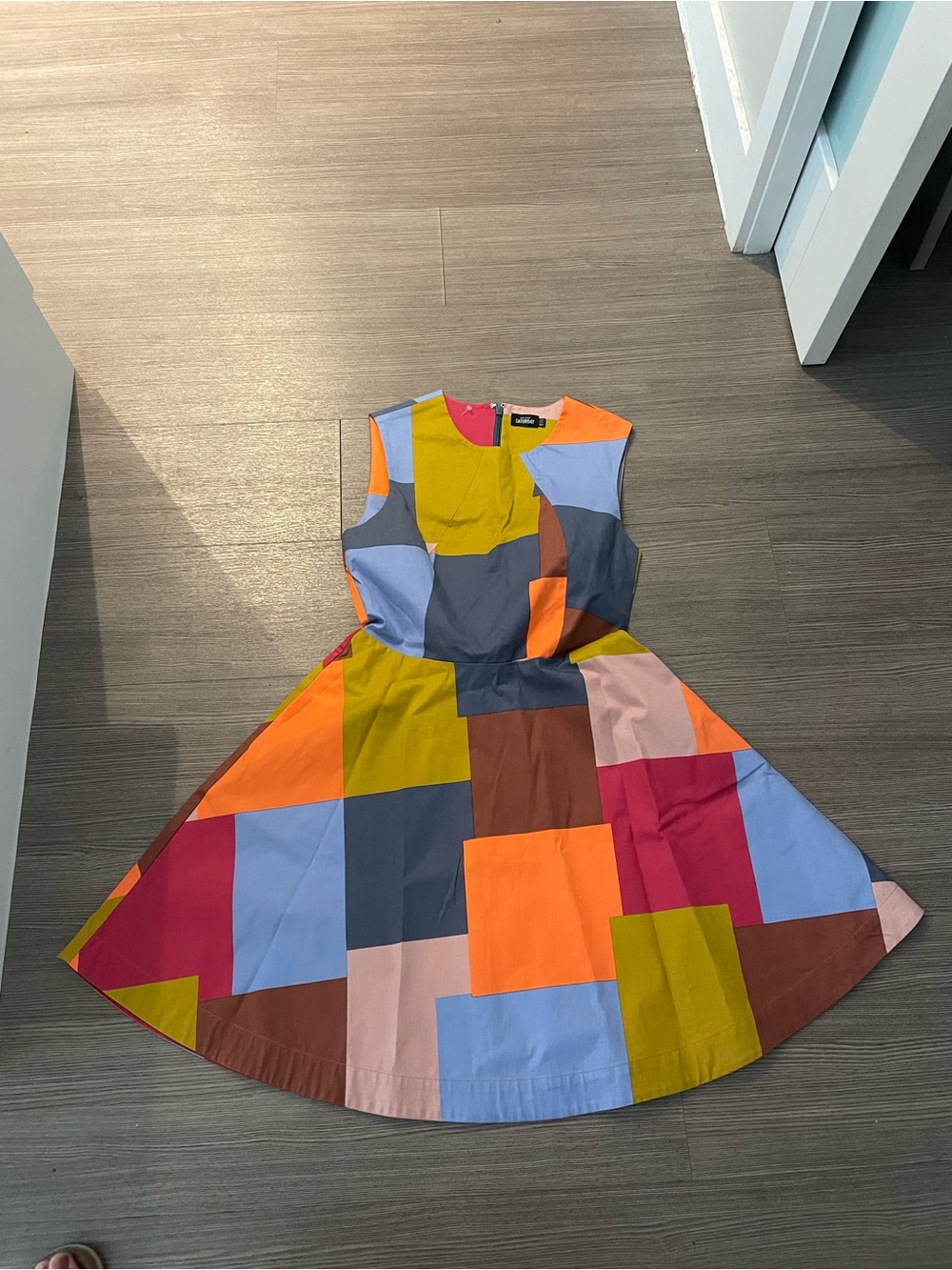 NWOT Kate Spade Saturday Patchwork Dress, Sz 2 - Picture 2 of 4